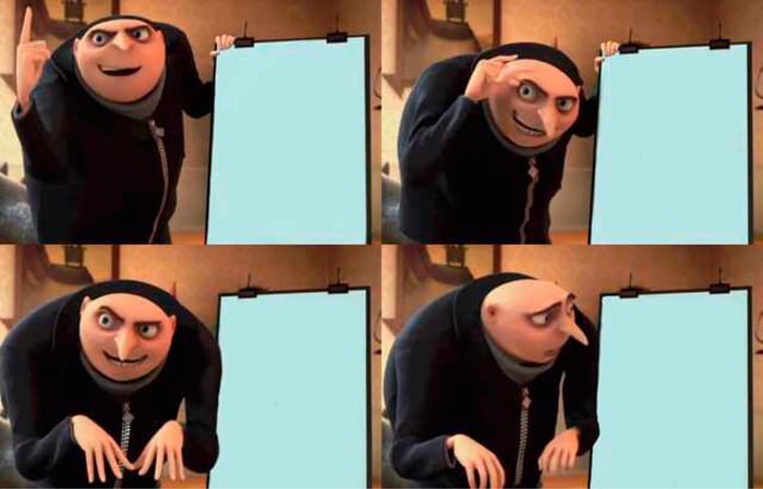 Gru's Plan meme about Ghost Lifestyle